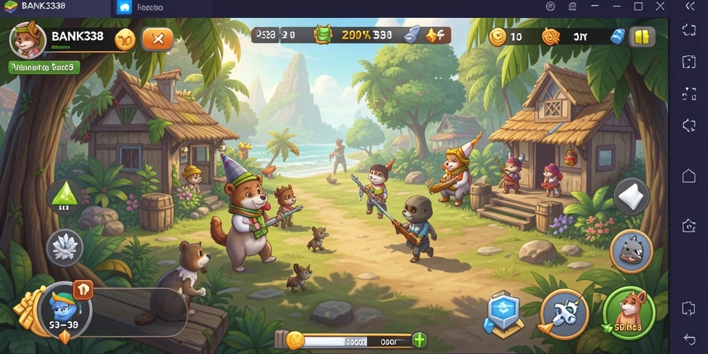 Tampilan gameplay seru dan menarik dari BANK338.