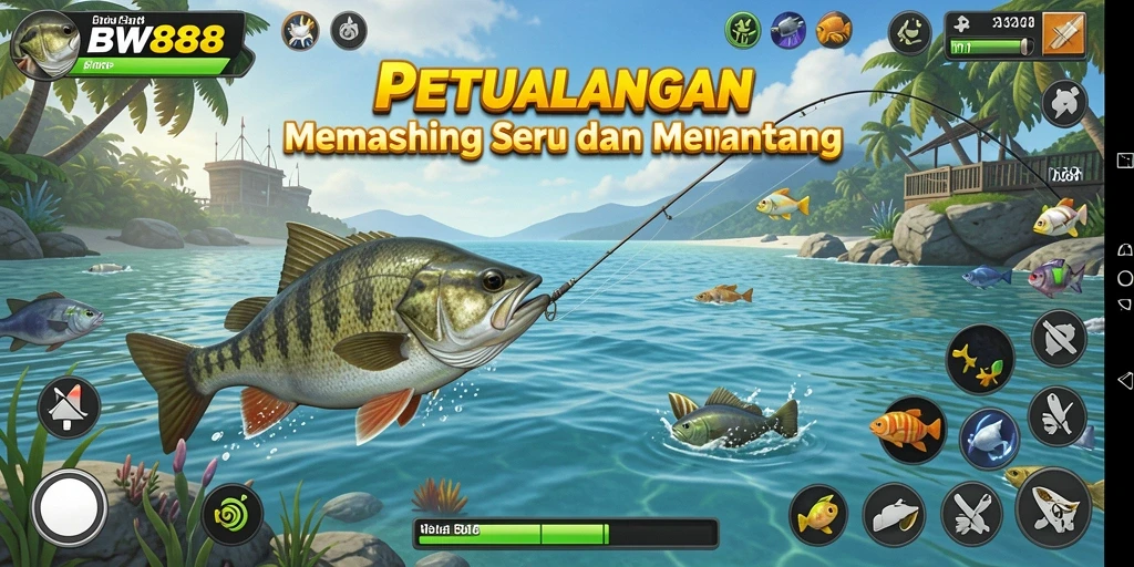 Tangkapan ikan besar dalam BW888 yang mendebarkan.