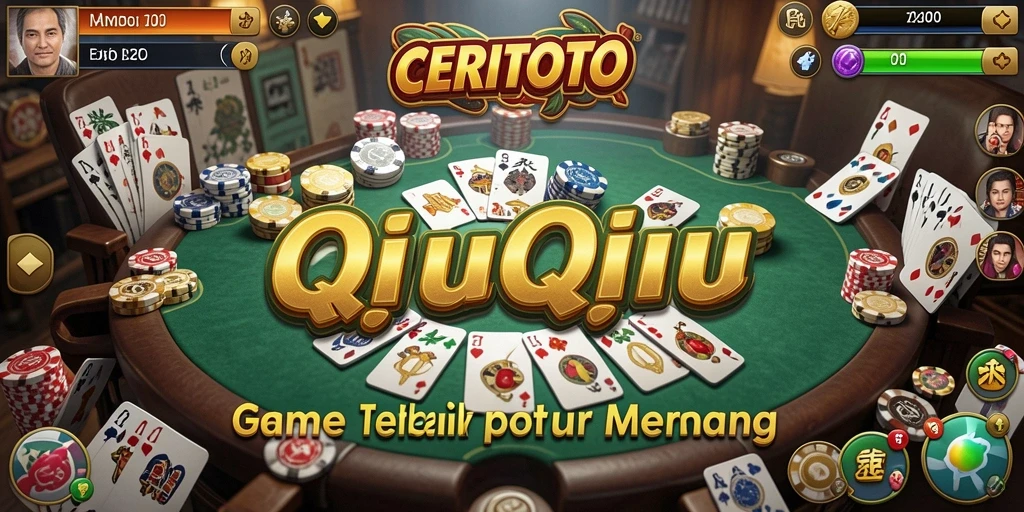 Tampilan seru gameplay QiuQiu di CERITOTO.