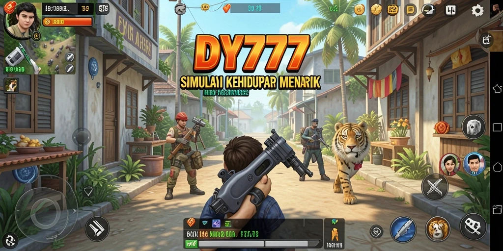 Tampilan gameplay <strong>DY777</strong> yang menarik dalam simulasi kehidupan.