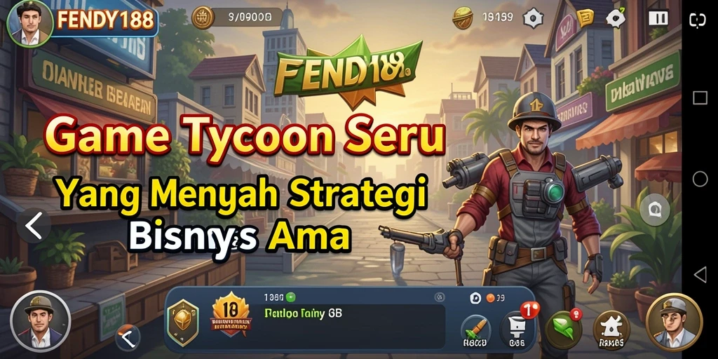 Tampilan gameplay FENDY188 yang menarik dan penuh strategi Tycoon.