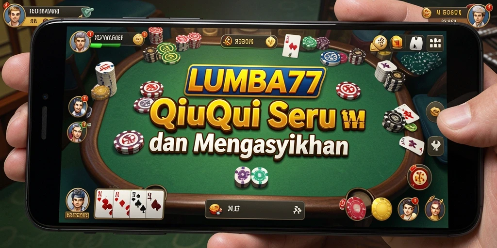 Tampilan gameplay seru di LUMBA77 yang menampilkan QiuQiu.