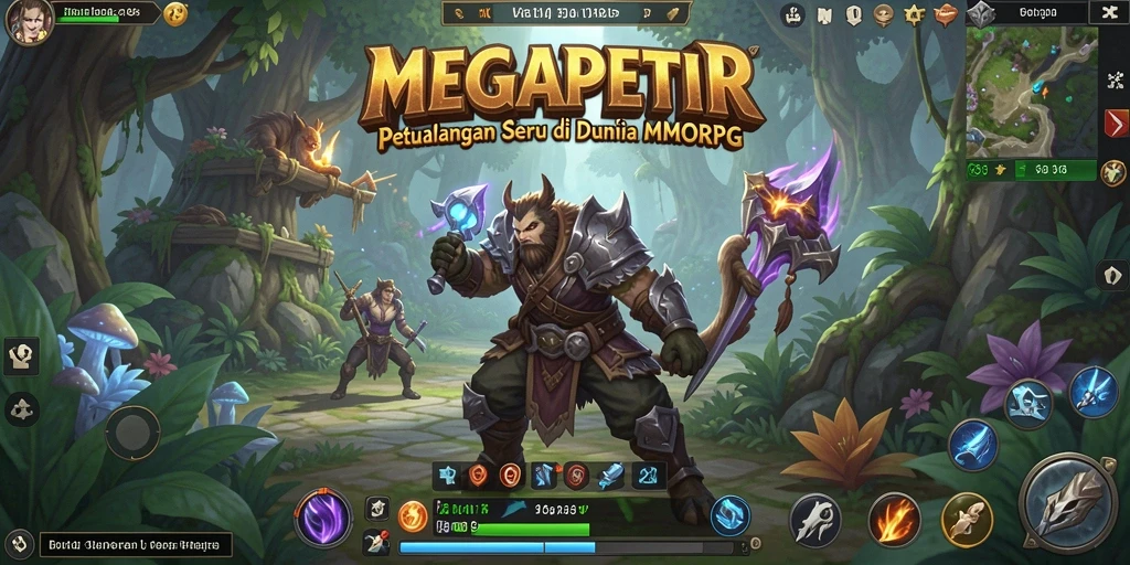 Tangkapan layar gameplay MEGAPETIR yang menunjukkan aksi pertarungan yang mendebarkan.