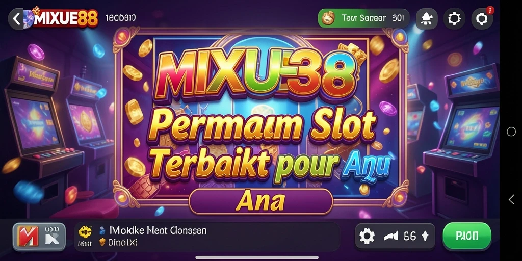 Tampilan menarik dari gameplay MIXUE88 yang penuh warna.