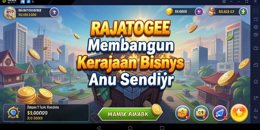 Tampilan gameplay menarik dari RAJATOGEL menunjukkan strategi bisnis yang seru.