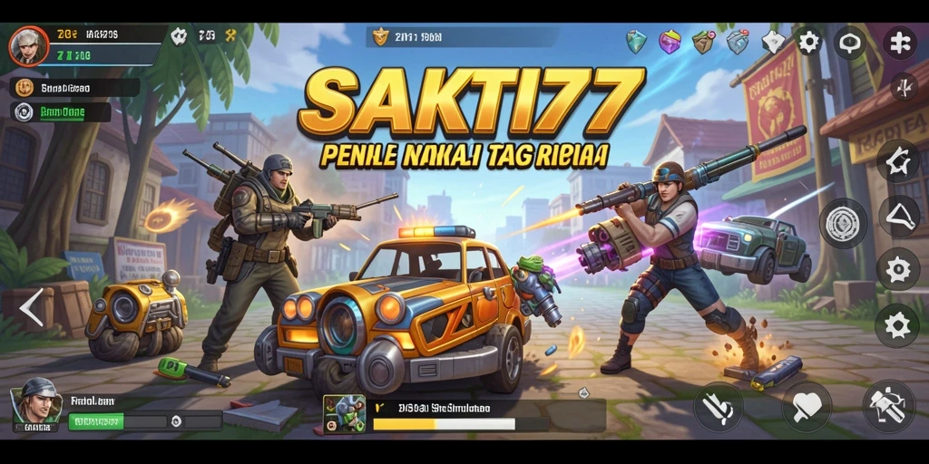 Tampilan gameplay SAKTI77 yang menarik dan penuh warna.