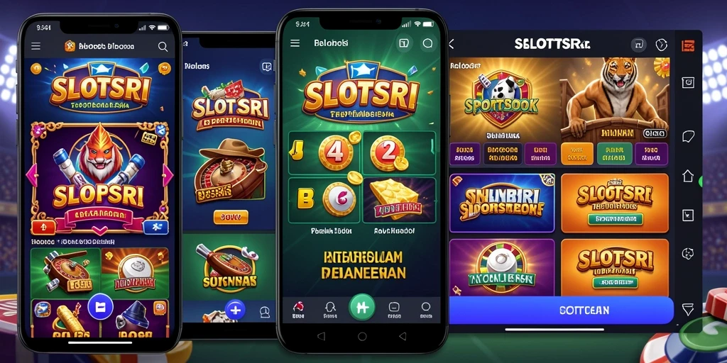 Tampilan antarmuka SLOTSRI saat melakukan taruhan olahraga.