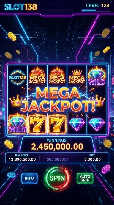 Fitur permainan menarik dari aplikasi slot138 yang sedang dimainkan.