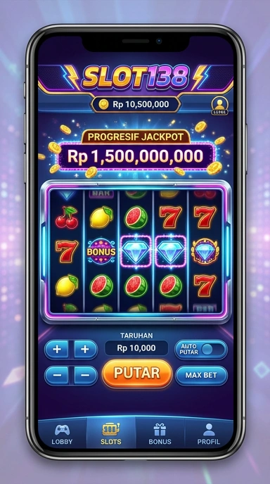 Pengaturan mudah di aplikasi slot138 yang menghiasi perangkat Android Anda.
